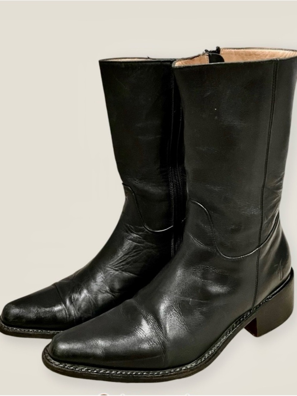 Frye Rush Zip Genuine Italian
Leather MidCalf Boot